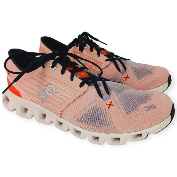 On Running Women's Athletic Shoes in Pink and Black - Picture 1 of 10